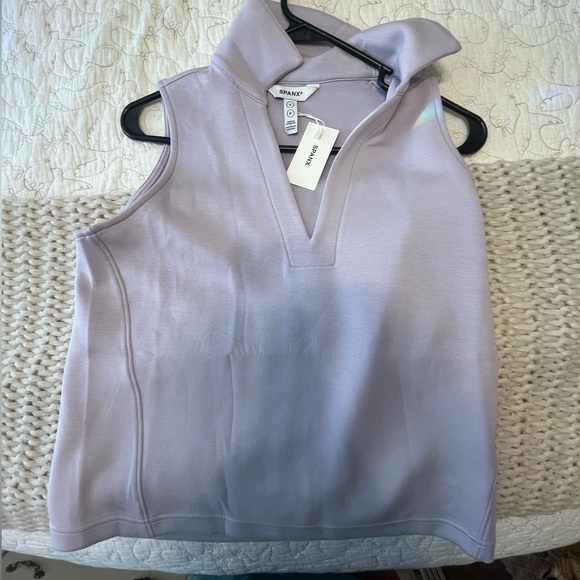 Spanx AirEssentials Polo Tank Purple - Picture 4 of 7